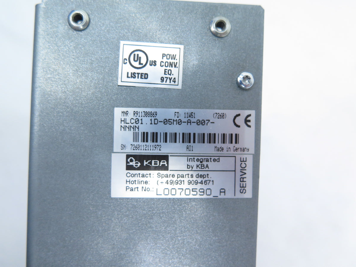 Rexroth HLC01.1D-05M0-A-007-NNNN Capacity Module 254-750Vdc IN / Out 20A - Advance Operations