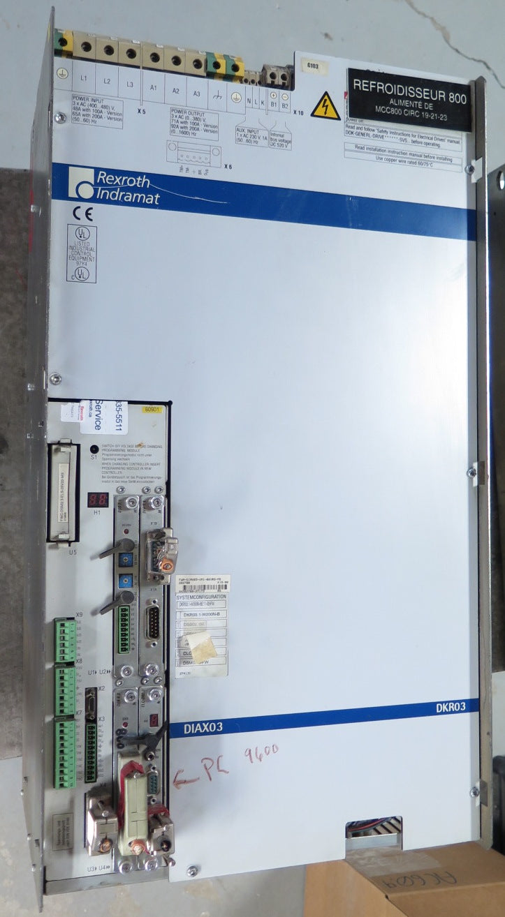 Rexroth / Indramat DKR03.1-W200N-BE11-02-FW AC Drive - Advance Operations