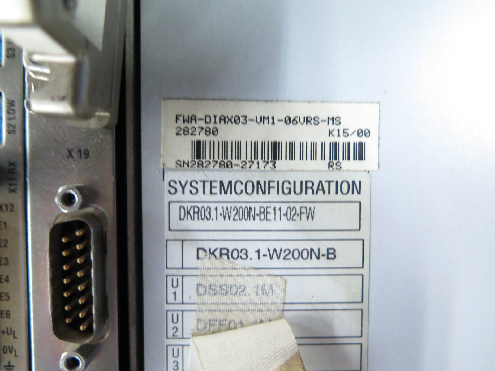 Rexroth / Indramat DKR03.1-W200N-BE11-02-FW AC Drive - Advance Operations