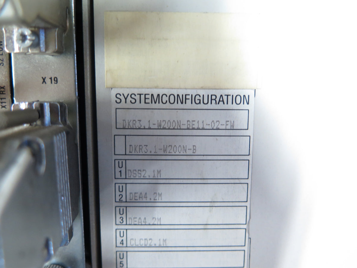 Indramat DKR03.1-W200N-BE11-02-FW AC Drive *READ* - Advance Operations