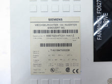 Load image into Gallery viewer, Siemens 6SE7023-4TC51-1AA1-Z Simovert MC DC Inverter 650Vdc 3Ph Water Cooled
