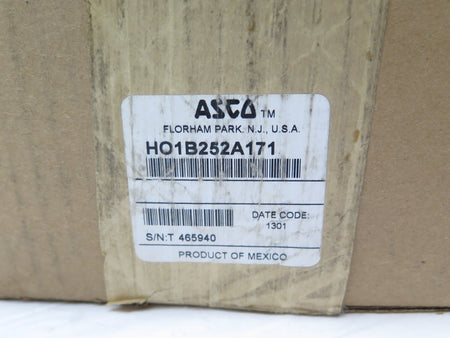 Asco Hydramotor HO1B252A171 Hydraulic Valve Actuator With Auxiliary Switch - Advance Operations