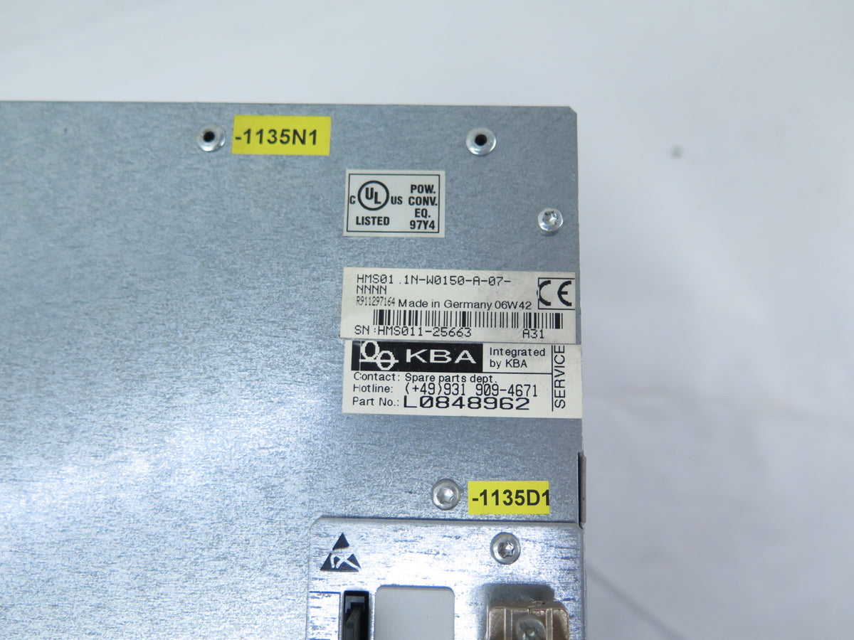 Rexroth Indramate HMS01.1N-W0150-A-07-NNNN Axis Inverter Servo Drive - Advance Operations