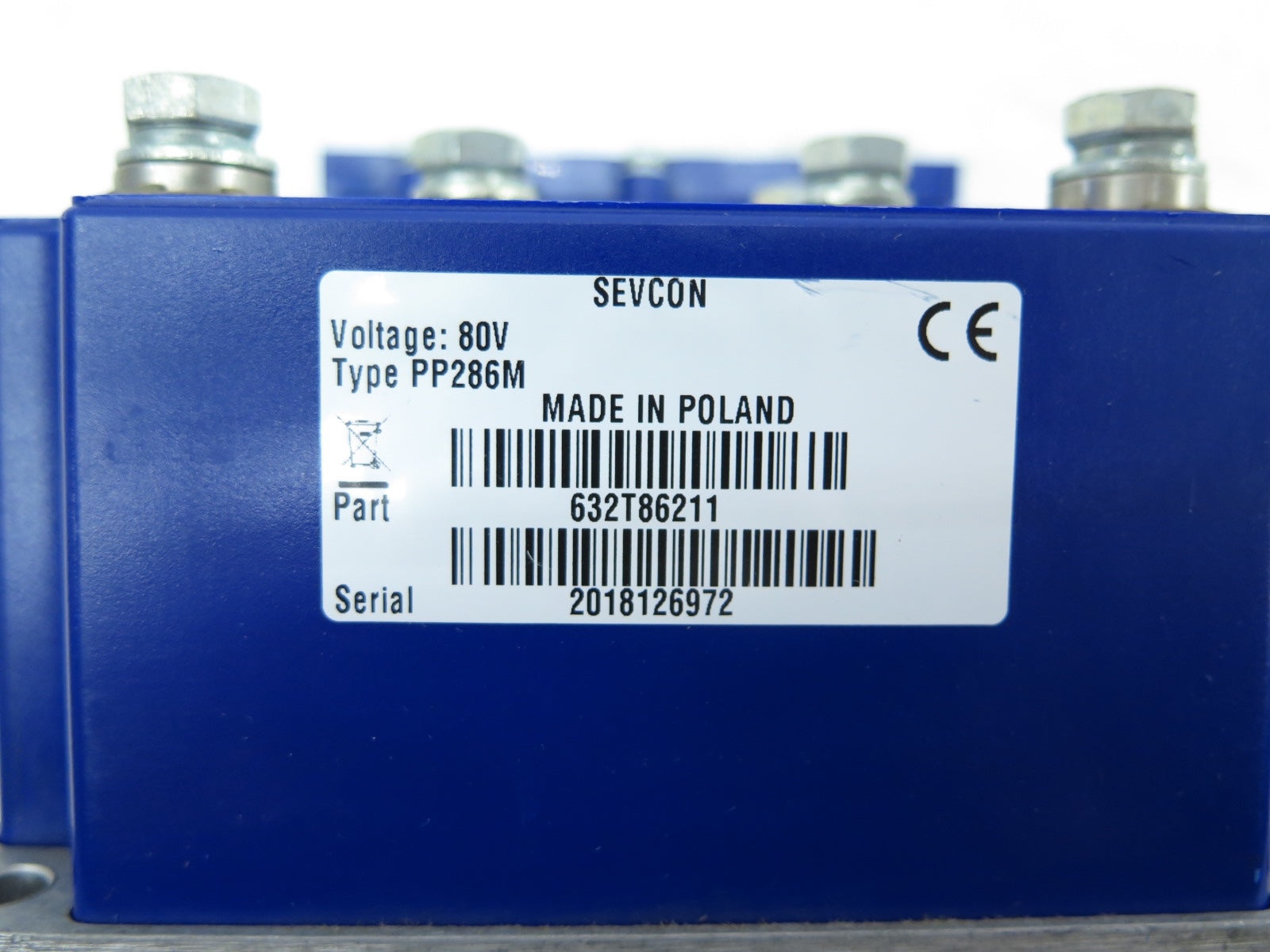 Sevcon 632T86211 PowerPak 80V Type PP286M - Advance Operations