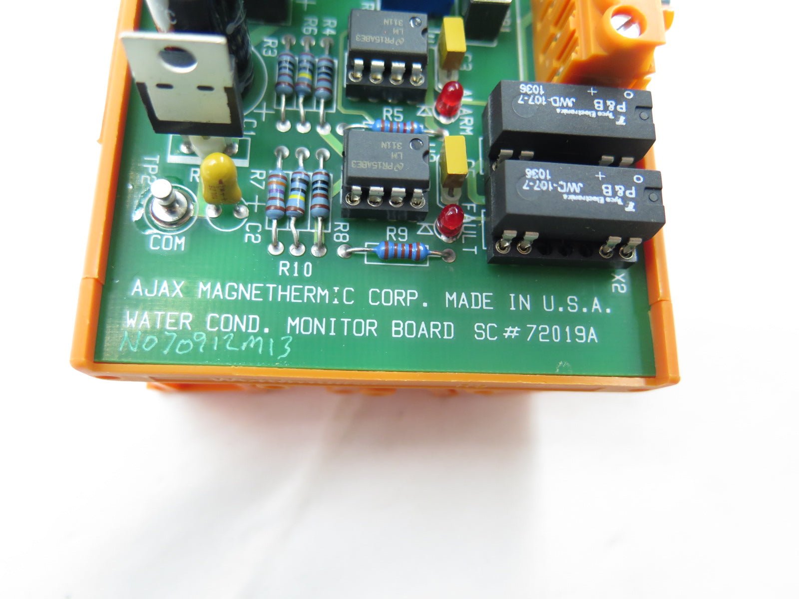 Ajax Tocco 72019A Water Cond. Monitor Board - Advance Operations