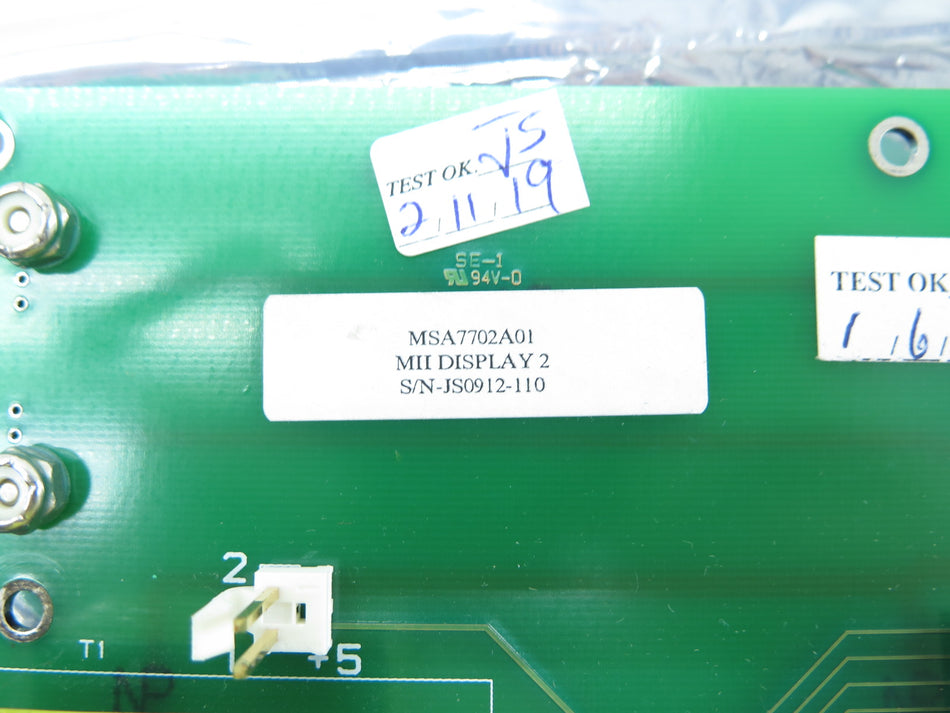 Belco MSA7702-1 MII Display 2 PC7702-1 Circuit Board - Advance Operations