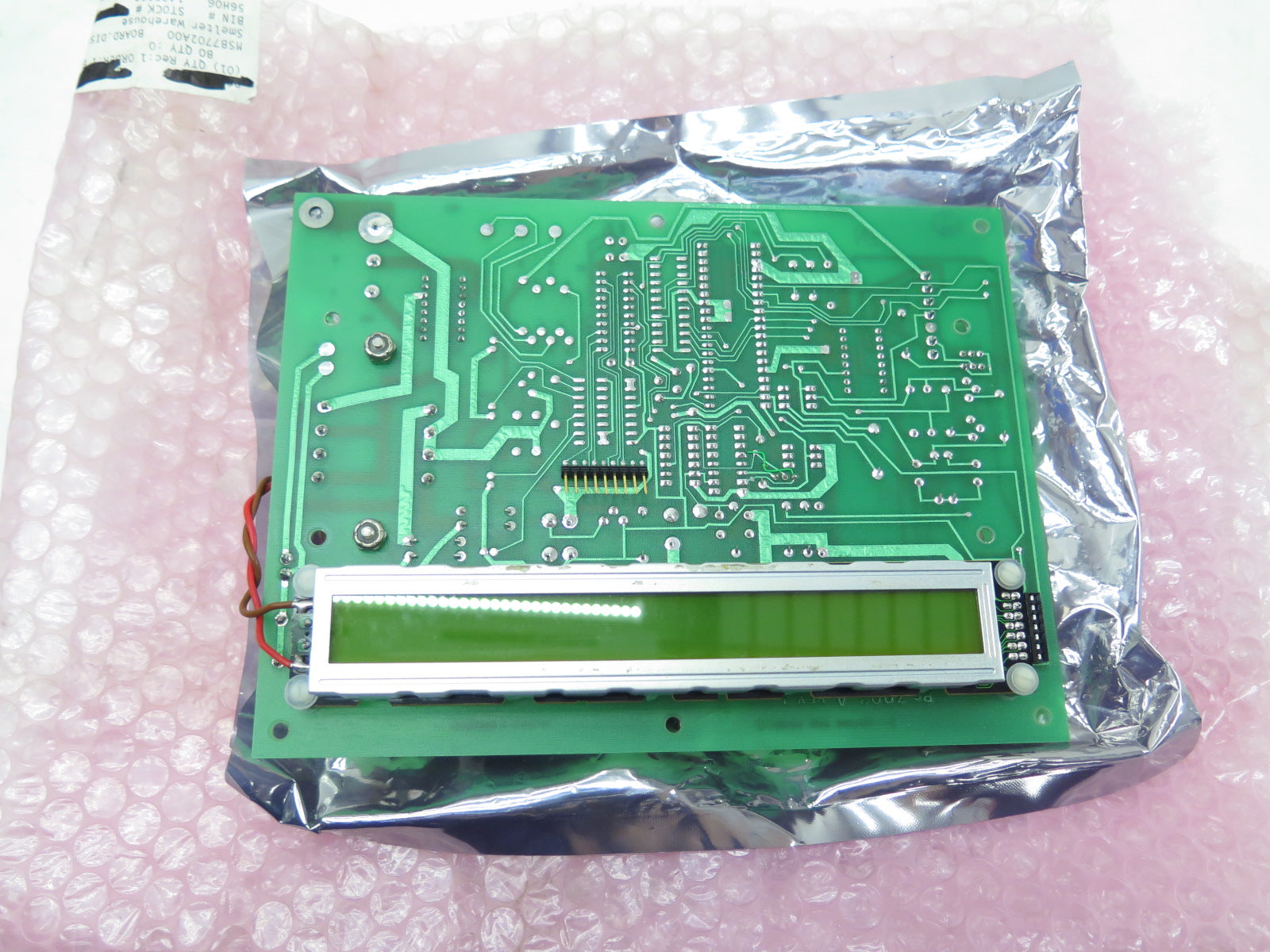 Belco 080 MSA7002A01 AAS Control & Display Board - Advance Operations
