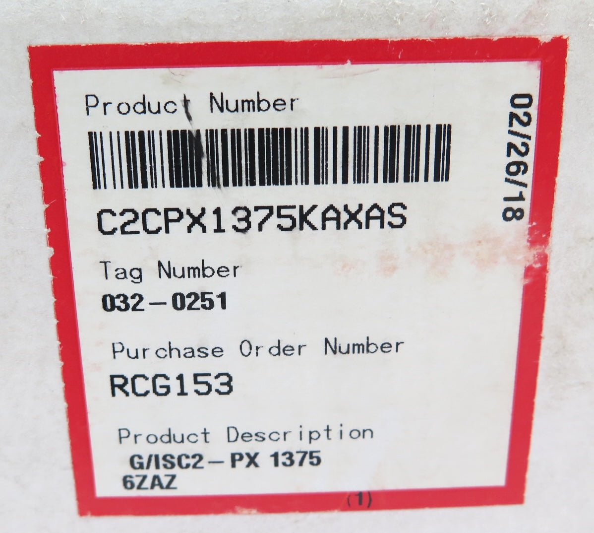 Flowserve C2CPX1375KAXAS / 032-0251 Mechanical Seal G/ISC2-PX 1375 6ZAZ - Advance Operations