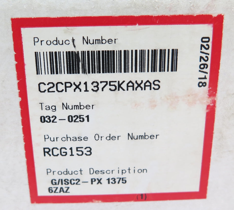 Flowserve C2CPX1375KAXAS / 032-0251 Mechanical Seal G/ISC2-PX 1375 6ZAZ - Advance Operations