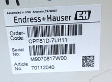 Load image into Gallery viewer, Endress + Hauser CPF81D-7LH11 Sensor For Liquid Analysis
