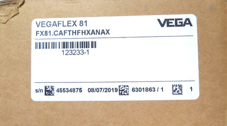 Vega FX81.CAFTHFHXANAX Vegaflex 81 Level Sensor - Advance Operations