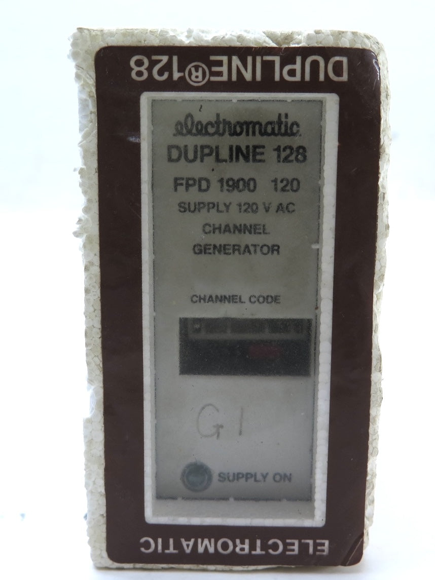 Electromatic FPD 1900 120 120Vac Channel Generator - Advance Operations