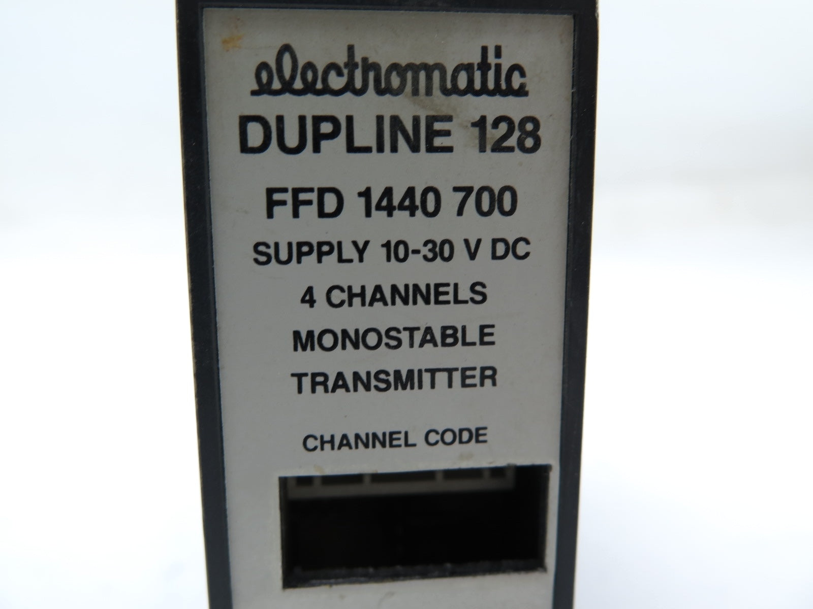 Electromatic FFD 1440 700 4 Channels Monostable Transmitter Dupline 128 - Advance Operations