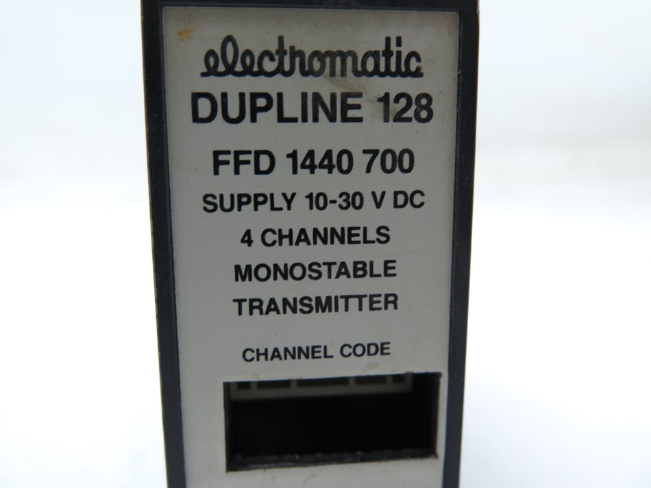 Electromatic FFD 1440 700 4 Channels Monostable Transmitter Dupline 128 - Advance Operations