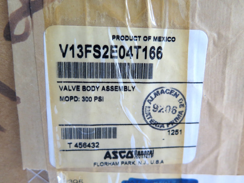 Asco V13FS2E04T166 3/4 Inch 3-Way Valve - Advance Operations