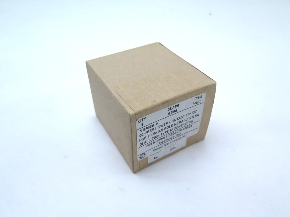 Hubbell HCE51019-260-51 Copper Power Contact Tip Kit Type MG1 - Advance Operations