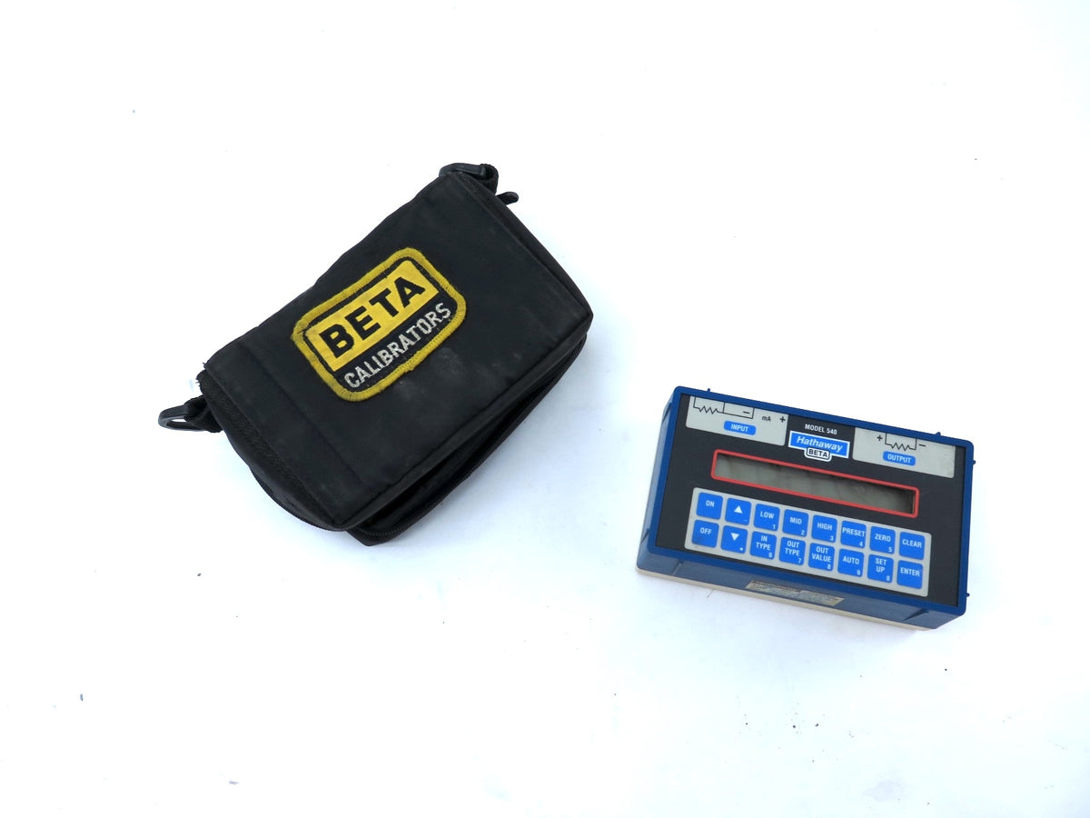 Hathaway Beta 540 Temperature Calibrator - Advance Operations