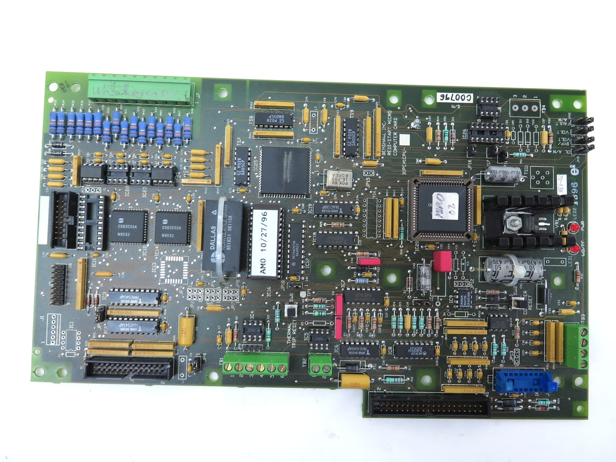 Benshaw BIPCM1CPU Redi-Start Micro Computer Card - Advance Operations