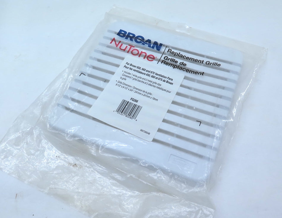 Broan Nutone Replacement Grille FG266 - Advance Operations