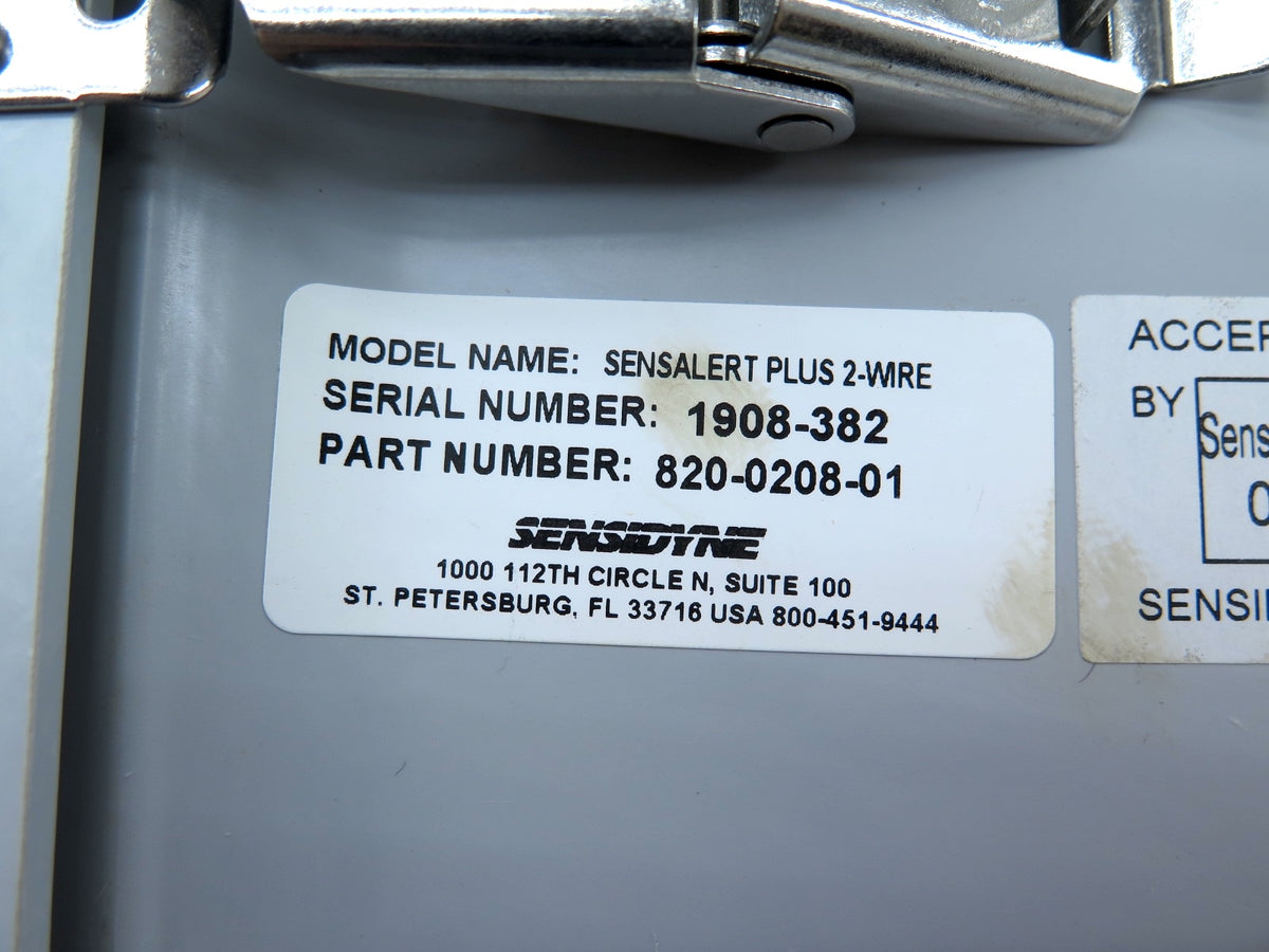 Sensidyne Model SP52 SensAlert Plus transmitter 820-0208-01 - Advance Operations