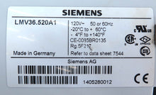 Load image into Gallery viewer, Siemens LMV36.520A1 Burner Controller Module
