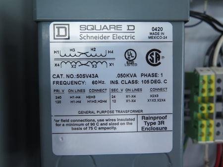 Quadtech WGS 4000 Component Junction Box W/Transformer - Advance Operations