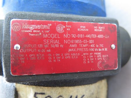 Magnetrol TA2-01B1-440/TER-A000-054 Flow Meter - Advance Operations