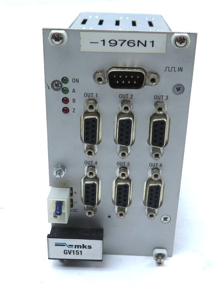 MKS GV151 Pulse Amplifier Splitter GV 151 24?Vc - Advance Operations