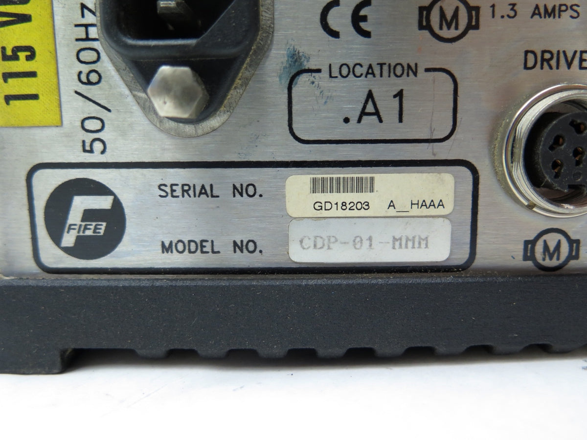 FIFE CDP-01-MMM Control Assembly Web Tracker 120/240Vac NO DOOR COVER - Advance Operations