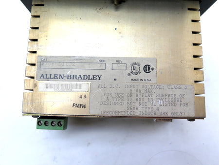Allen-Bradley 2706-D11J2 Dataliner Operator Interface SER.A Rev.C - Advance Operations
