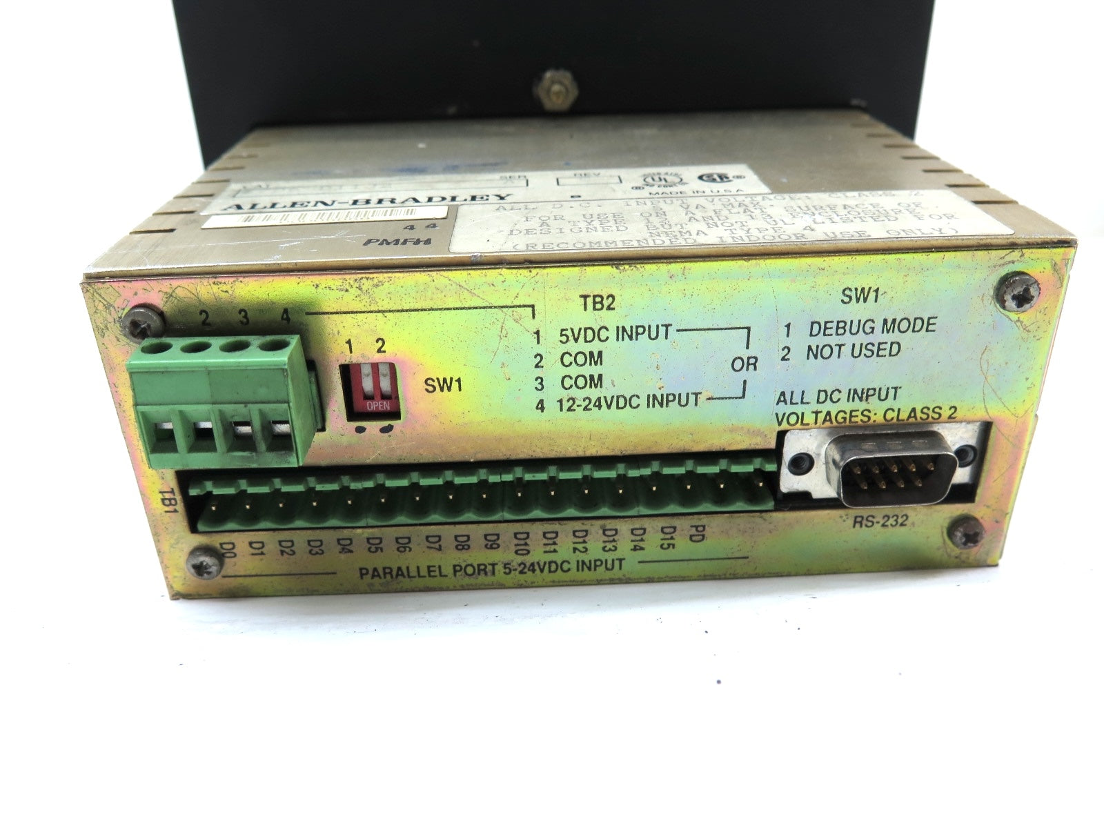 Allen-Bradley 2706-D11J2 Dataliner Operator Interface SER.A Rev.C - Advance Operations