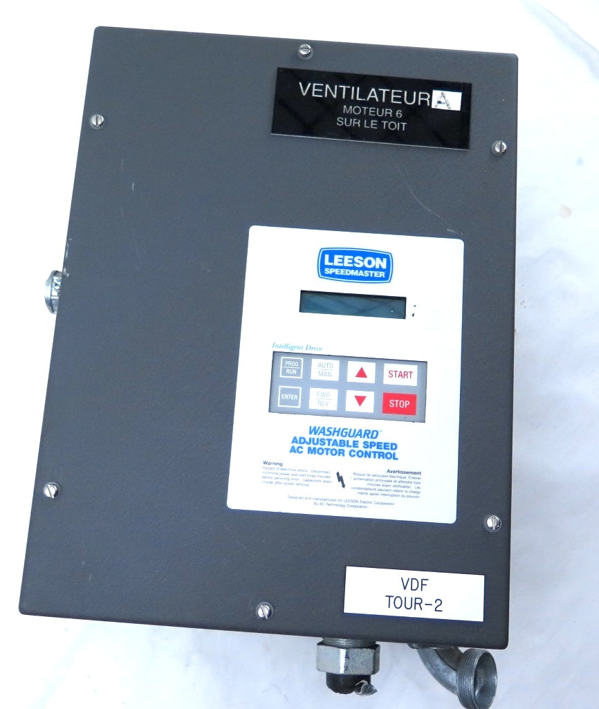 Leeson 174763.00 SpeedMaster VFD AC Drive 480-590Vac 15HP - Advance Operations