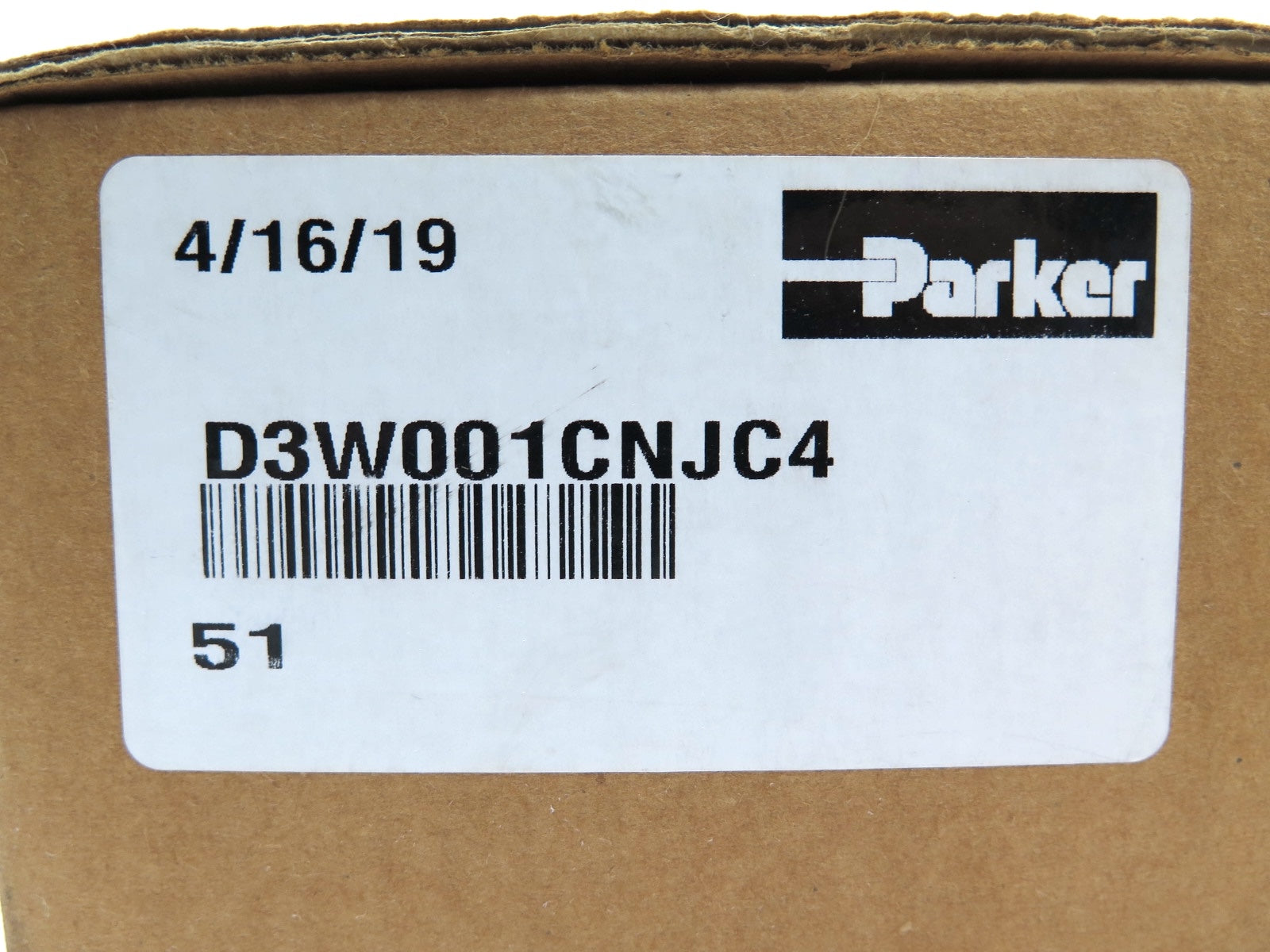 Parker D3W001CNJC4 Directional Control Valve - Advance Operations