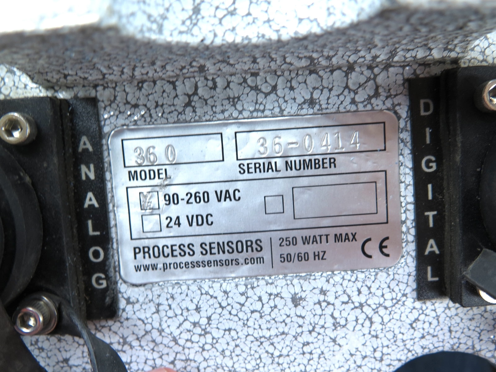 Process Sensor Corporation MCT-360-NIR Transmitter - Advance Operations