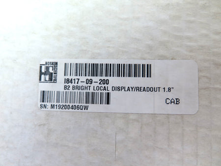 Hoskin Scientific I-8417-09-200 Flowmeter Display - Advance Operations