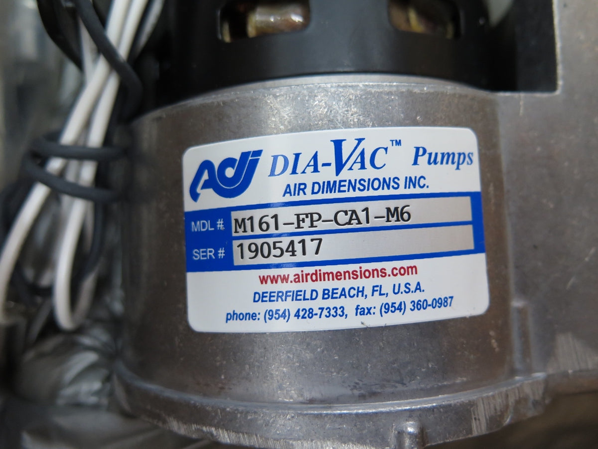 ADI Dia-Vac M161-FP-CA1-M6 Pump 1/4' NPT - Advance Operations