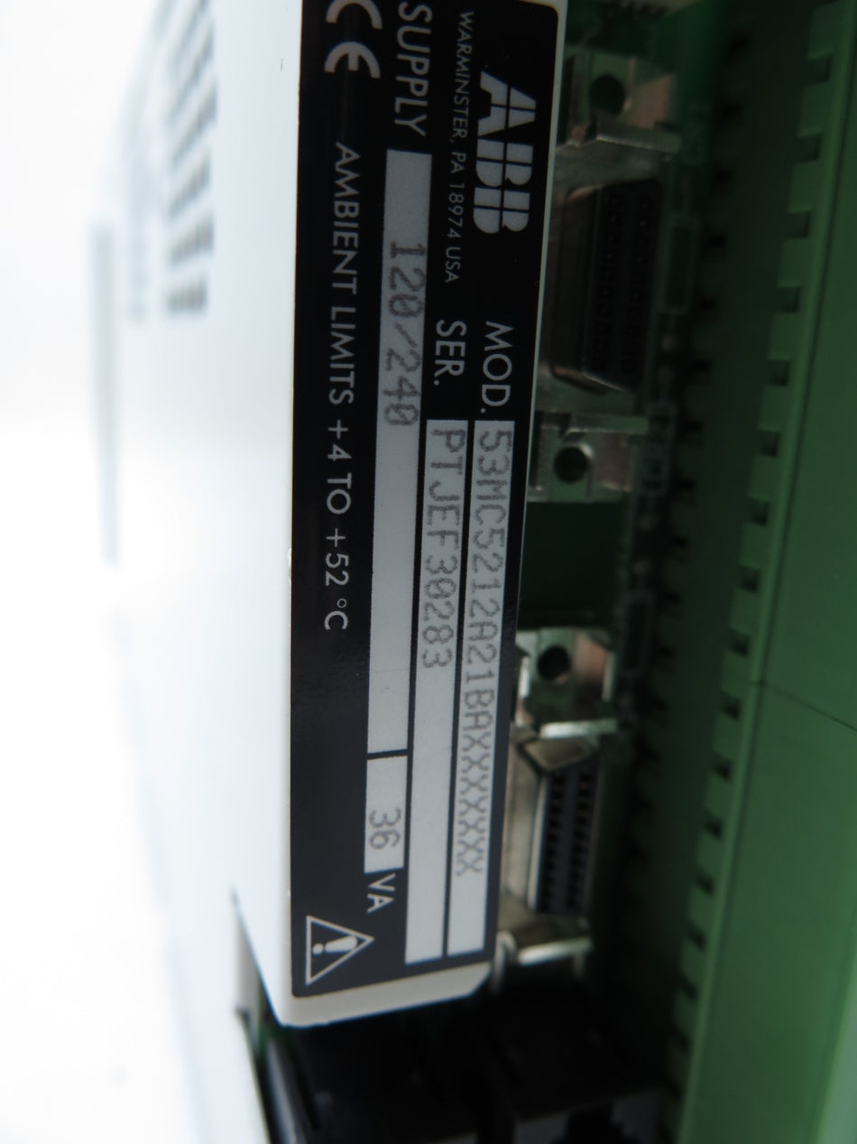 ABB 53MC5212A21BAXXXXXXX Process controller Module NO HMI / Interface Module - Advance Operations