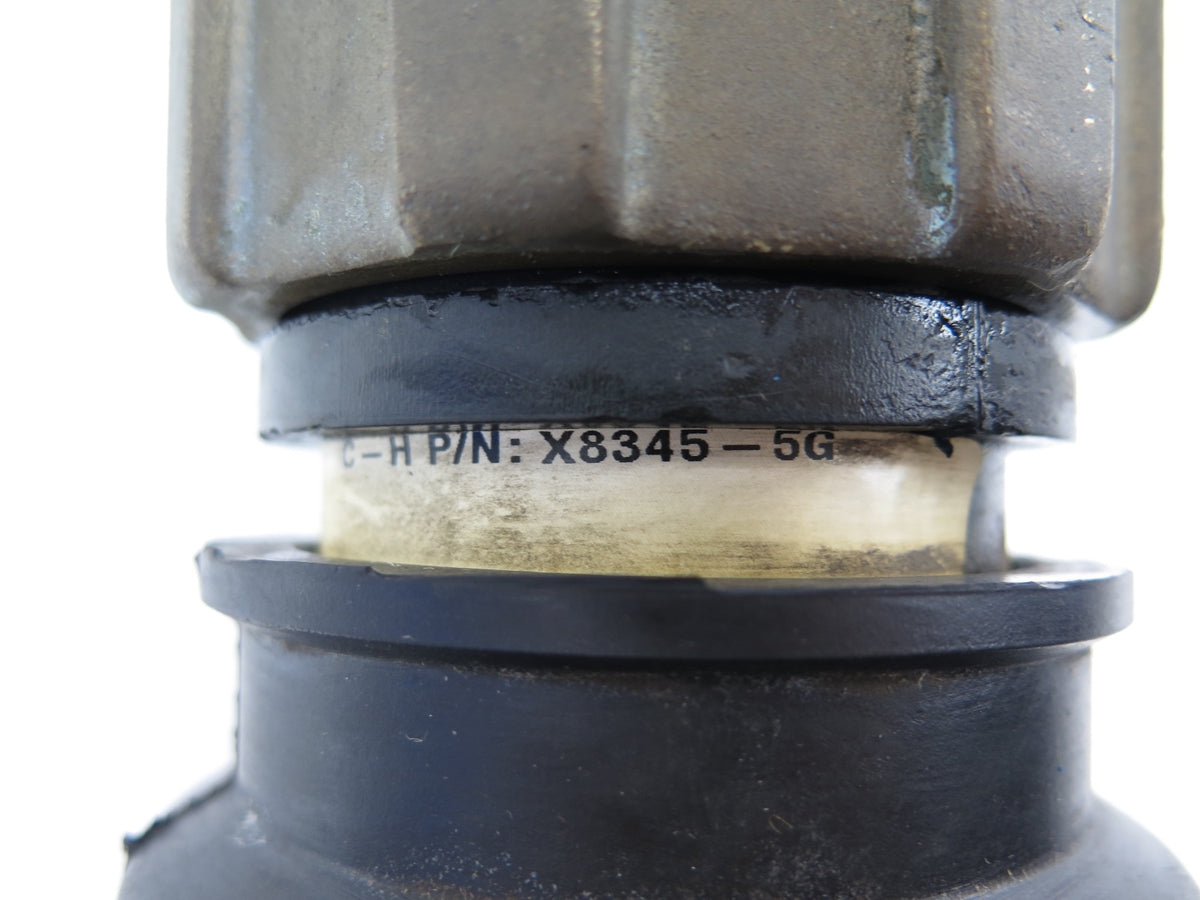 Cooper Crouse-Hinds X8345-5G Grounded Male Plug 600Vac 160A - Advance Operations