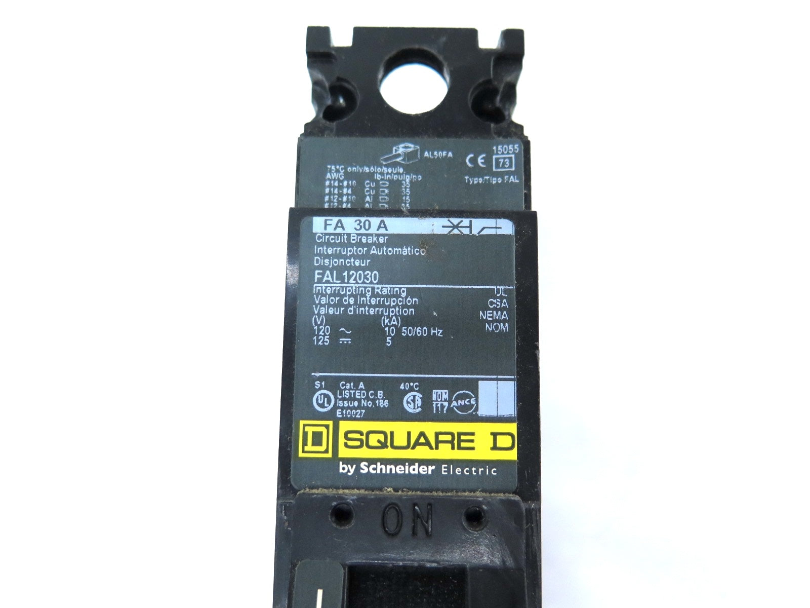 Square D / Schneider FAL12030 Circuit Breaker FA 30A - Advance Operations