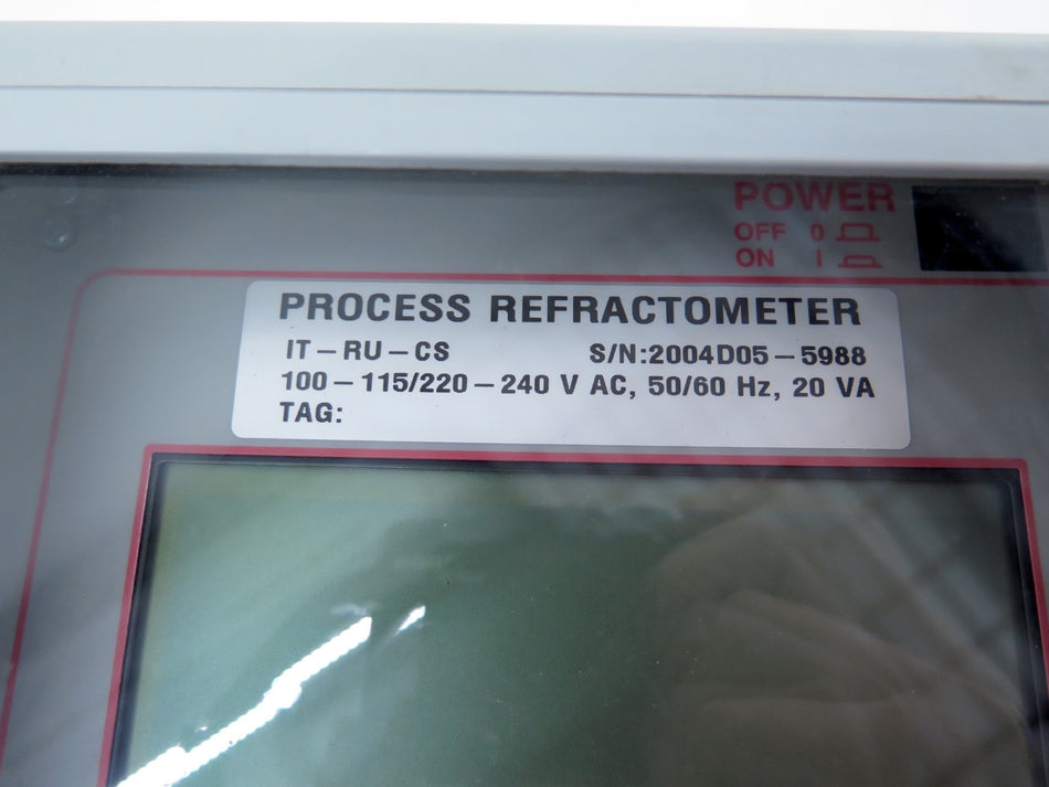 K-Patents IT-RU-CS Process Refractometer 100-240Vac 20VA - Advance Operations