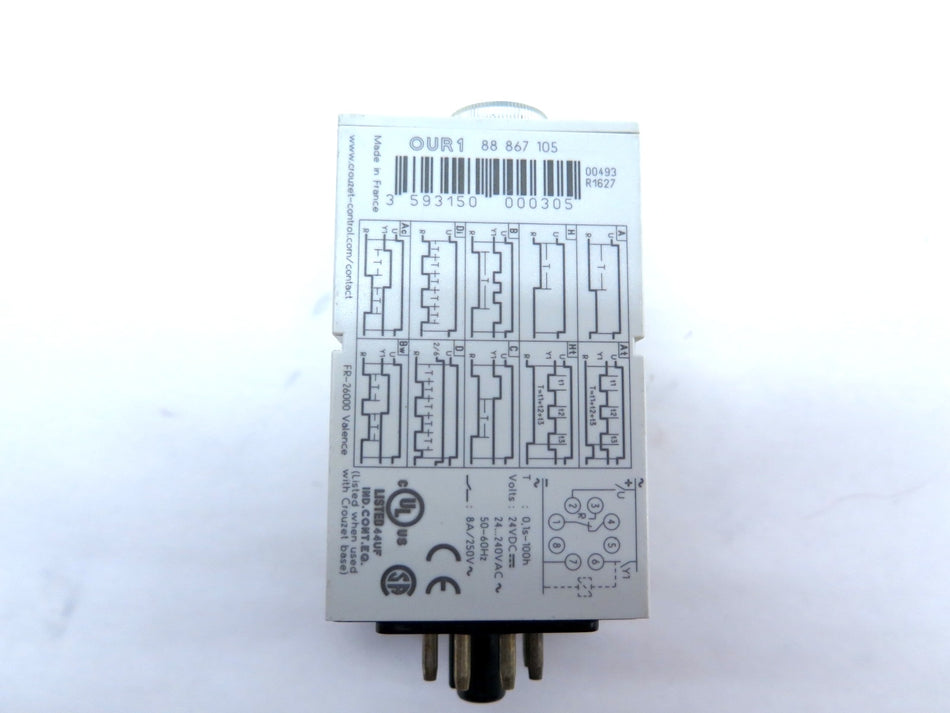 Crouzet 88867105 Multi Range Multi Voltage Relay Output - Advance Operations