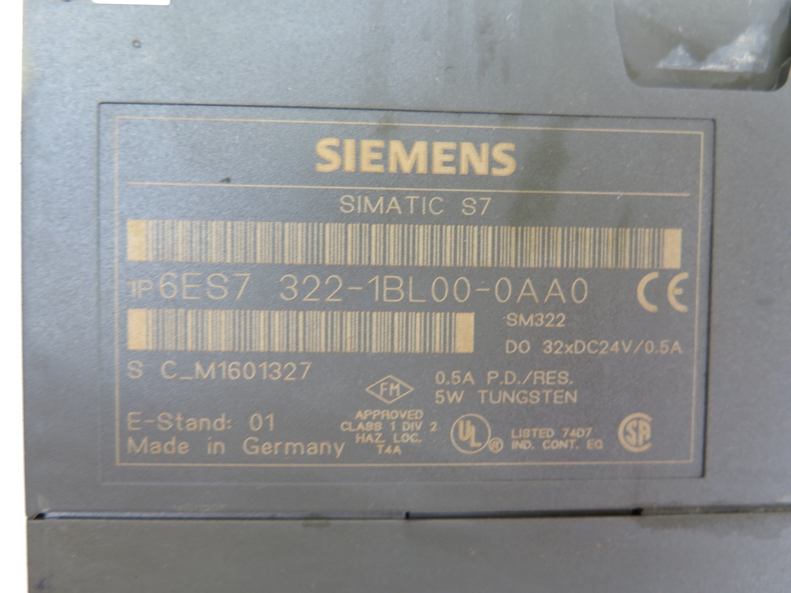 Siemens 6ES7 322-1BL00-0AA0 Simatic S7 Output Module - Advance Operations
