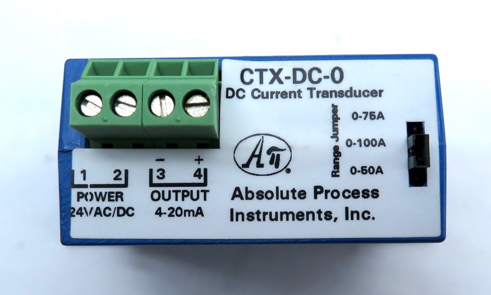 Absolute Process CTX-DC-ODC Current Transducer - Advance Operations