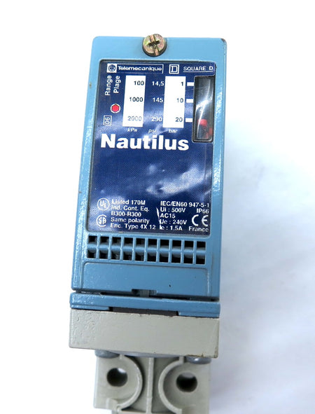 Telemecanique Square D Nautilus XML A020A2S11 Pressure Switch 20bar 290psi - Advance Operations