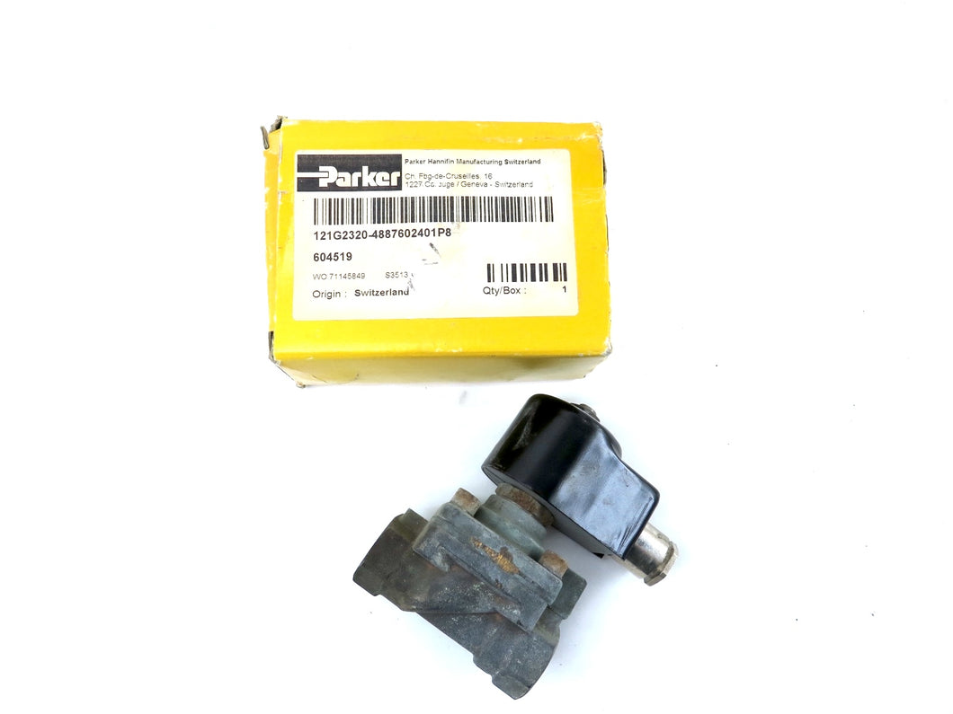 Parker 121G2320-4887602401P8 Solenoid Valve 120Vac Coil