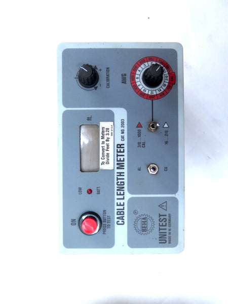 Beha / Greenlee KLM 2003 Cable Length Meter 12Vdc - Advance Operations