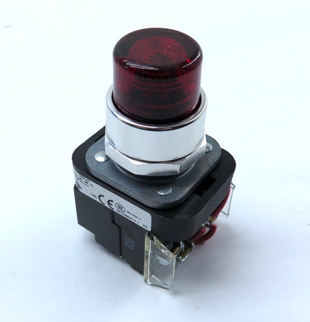 Allen-Bradley 800T-PT16R 30mm Pilot Light 800T PB 120Vac - Advance Operations
