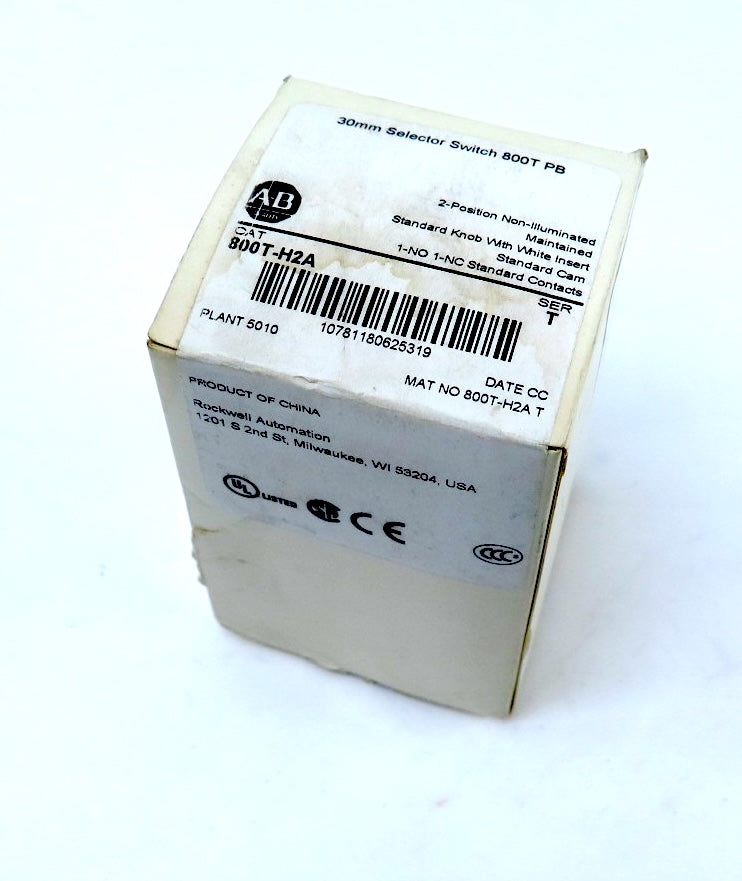 Allen-Bradley 800T-H2A 30mm Selector Switch 800T PB - Advance Operations