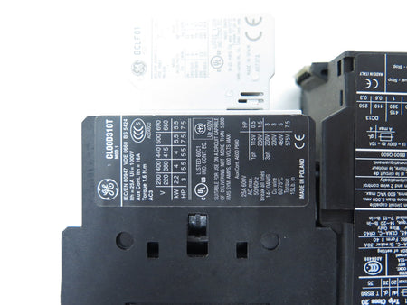 General Electric CL00D310T Reversing Contactor 24Vdc Coil - Advance Operations