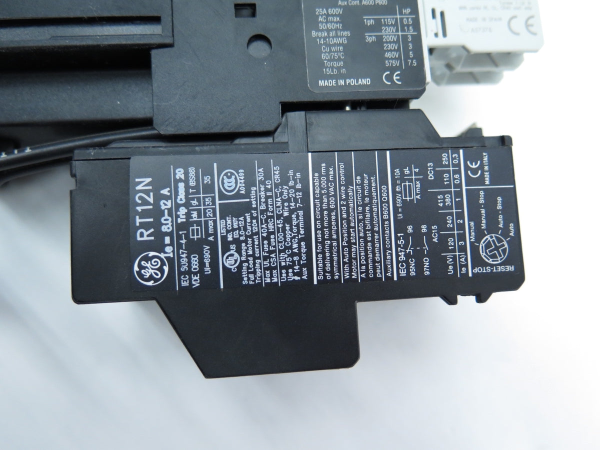 General Electric CL00D310T Reversing Contactor 24Vdc Coil - Advance Operations